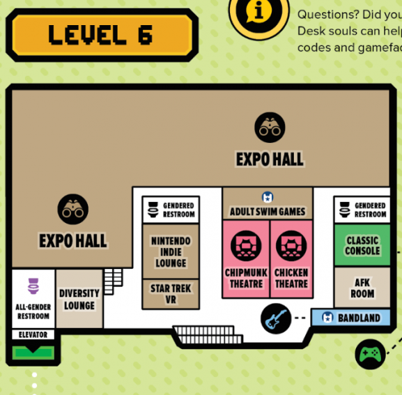 This is the level six map. 